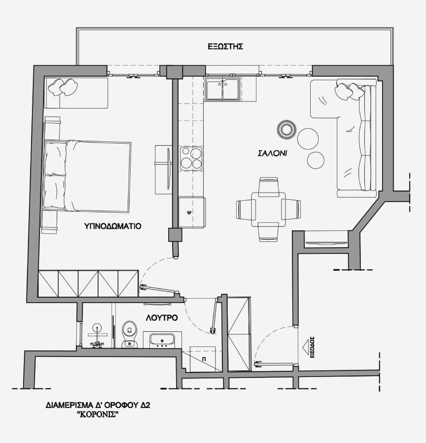 La Larissa Luxury Apartments Koronis Εξωτερικό φωτογραφία